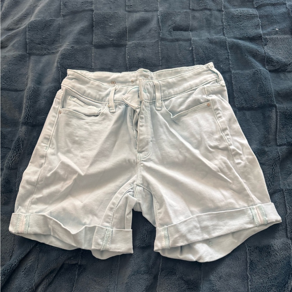 White House Black Market Light Denim Jean Shorts